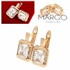 exklusive swarovski vergoldete ohrringe