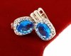 exklusive swarovski vergoldete ohrringe