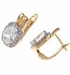 exklusive swarovski vergoldete ohrringe