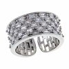 Goldring 17,00 mm. vergoldete Verlobung Xuping