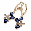 exklusive swarovski vergoldete ohrringe