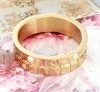Ring 17,60 mm, goldener Edelstahl