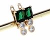 exklusive swarovski vergoldete ohrringe