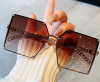 3246 Damskie okulary przeciwsłoneczne lato ozdobne