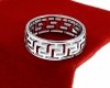 Ring 17,30 mm, goldener Edelstahl