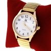 OMAS UHR GOLD GROßE ZAHLEN AUF DEM RADIERGUMMI