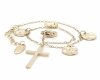 ARMBAND GOLD CELEBRITY EDELSTAHL