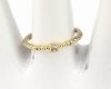 Goldring 18,60 mm. vergoldete Verlobung Xuping