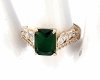 Goldring 18,60 mm. vergoldete Verlobung Xuping