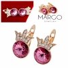 exklusive swarovski vergoldete ohrringe