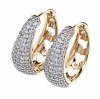 exklusive swarovski vergoldete ohrringe