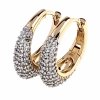 exklusive swarovski vergoldete ohrringe