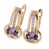 exklusive swarovski vergoldete ohrringe