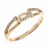 Goldring 18,60 mm. vergoldete Verlobung Xuping