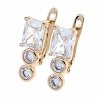 exklusive swarovski vergoldete ohrringe