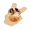 elegante Goldbrosche