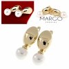gold plated earrings with exclusive cubic zirconia