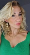 gold earrings made of stainless steel