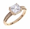 gold ring 18,60mm. gold-plated engagement xuping