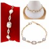gold bracelet for a gold-plated leg