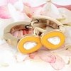 gold earrings made of stainless steel