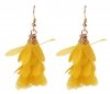 gold earrings made of stainless steel