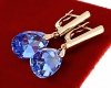 exclusive swarovski gold-plated earrings