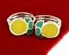 exclusive swarovski gold-plated earrings