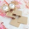 gold earrings made of stainless steel