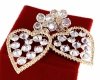 gold plated earrings with exclusive cubic zirconia