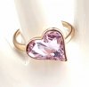 gold ring 18,00mm. gold-plated engagement xuping