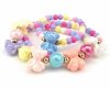 Jewelry set for a girl set necklace bracelet surgical steel crystals pearl