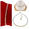 BRACELET GOLD CELEBRITY STAINLESS STEEL