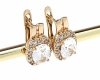 exclusive swarovski gold-plated earrings