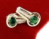 exclusive swarovski gold-plated earrings