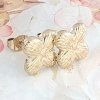 gold earrings made of stainless steel
