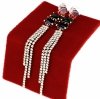gold plated earrings with exclusive cubic zirconia