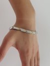 BRACELET GOLD CELEBRITY STAINLESS STEEL
