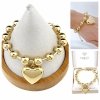 BRACELET GOLD CELEBRITY STAINLESS STEEL