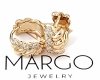 gold plated earrings with exclusive cubic zirconia