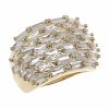 gold ring 17,00mm. gold-plated engagement xuping
