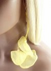 gold earrings made of stainless steel