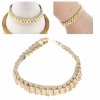 gold bracelet for a gold-plated leg