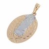 gold pendant 18k shiny xuping
