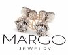 gold plated earrings with exclusive cubic zirconia