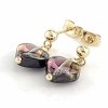 gold earrings made of stainless steel