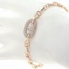 gold bracelet for a gold-plated leg