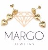 gold earrings made of stainless steel
