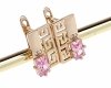 exclusive swarovski gold-plated earrings
