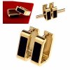 gold earrings made of stainless steel
